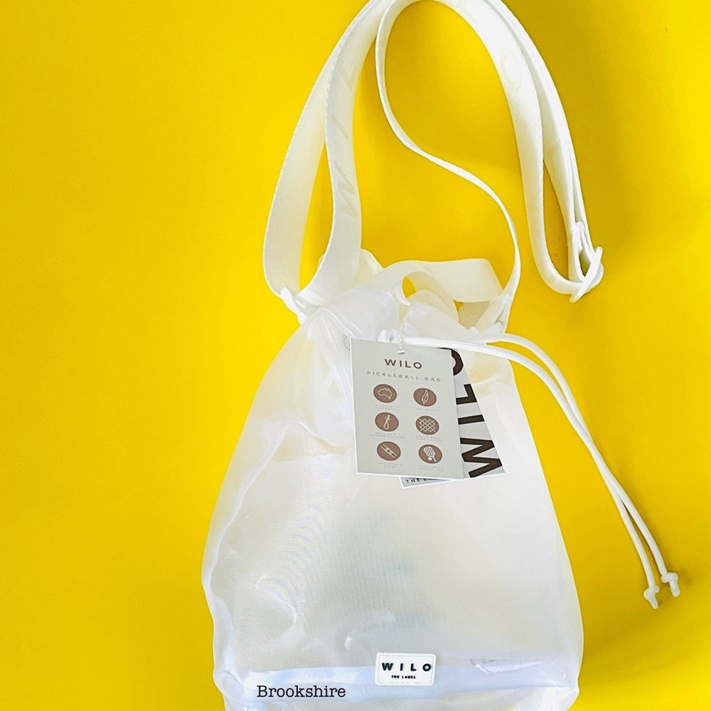 Wilo The Label White Pickleball Bag